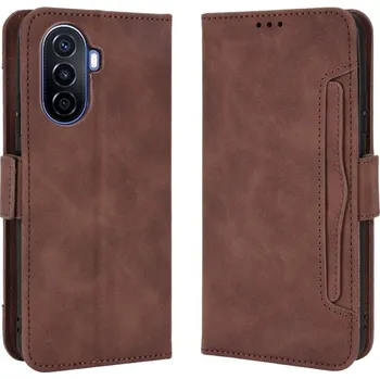 Pouzdro na tablet VSECHNONAMOBIL 48095 SLOT Peněženkový obal pro Huawei nova Y70 hnědý