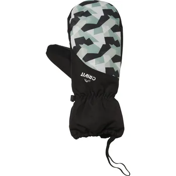 Rukavice CRIVIT Dámské lyžařské rukavice (7,5, černá/palčáky)