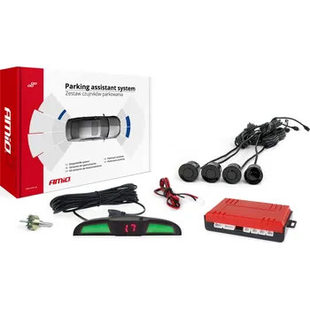 Parkovací asistent Parkovací asistent LED COB se 4 senzory černý