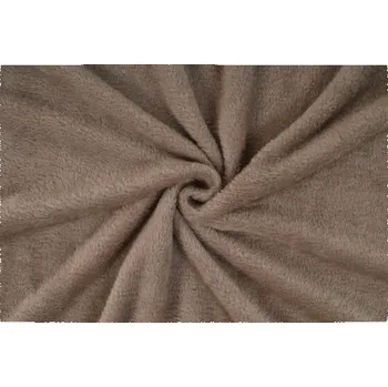 Coral flanel fleece hnědošedá, látka, metráž