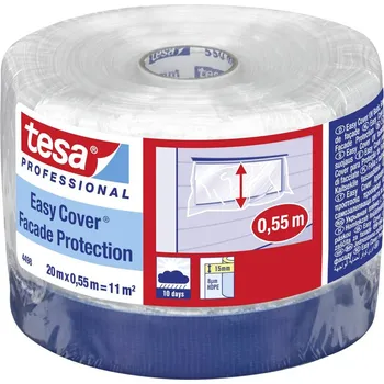 Zakrývací fólie na malování tesa 04498-00000-00 krycí fólie tesa Easy Cover® transparentní (d x š) 20 m x 55 cm 1 ks