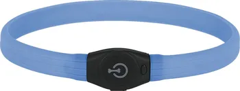 Obojek pro psa Kerbl Maxi Safe LED obojek modrý 65 cm/25 mm