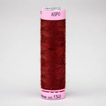 Nit Univerzální šicí nit Amann ASPO 120 polyesterová, tmavě cihlová 1348, návin 100m