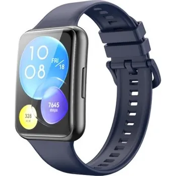 VSECHNONAMOBIL 45148 BUTTERFLY Silikonový řemínek Huawei Watch Fit 2 tmavomodrý