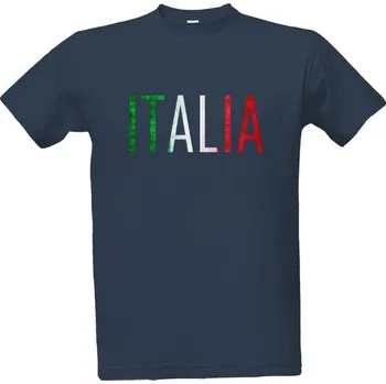 Tričko s potiskem Itálie pánské