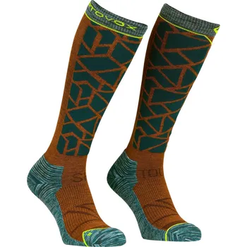 Pánské ponožky Pánské Ponožky Ortovox Ski Tour Compression Long Socks Men's Barva: Dark Pacific, Velikost: 39-41 EU