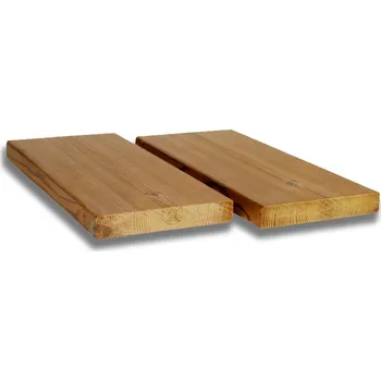 Obklad Hladké dřevěné prkno Thermowood, SHP 19x117mm Délka palubky: Délka 3m
