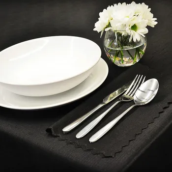 ubrus Nešpinivý / teflonový látkový ubrus UNI 3963 ČERNÁ, 100x140cm (obdélník)