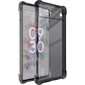 Pouzdro na mobilní telefon IMAK 48711 IMAK Ochranný silikonový kryt + fólie Google Pixel 6a černý