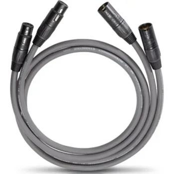 Elektrická zásuvka Oehlbach NF 14 Master X XLR propojovací kabel [1x XLR zástrčka - 1x XLR zásuvka] 0.75 m antracitová