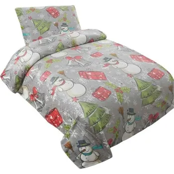 Povlečení Dadka Povlečení Mikrovlákno a Mikroflanel Navidad 140x200 70x90