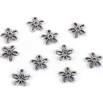 Kaplík Ø12 mm květinka, malé, 1 platina