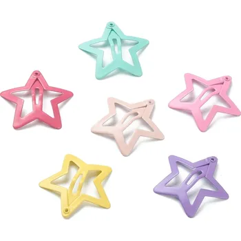 Sponky do vlasů dětské - 6 ks sada Hvězdičky