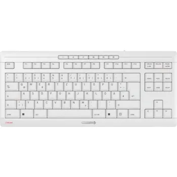 Klávesnice CHERRY JK-8600DE-0 kabelový klávesnice německá, QWERTZ bílá