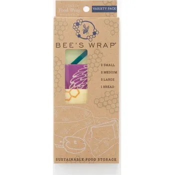 Voskovaný ubrousek Bee's Wrap Variety 7-pack 20-58cm, Bee's Wrap USA