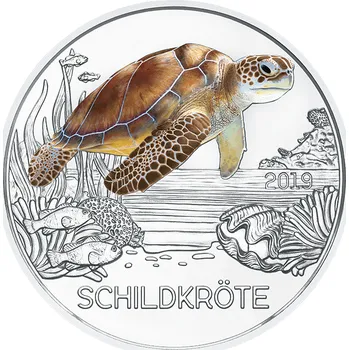 (2019) 3 Euro - Rakousko - Želva (UNC)