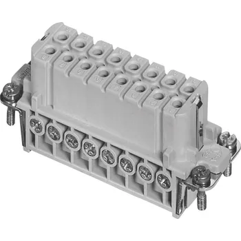 Elektrická zásuvka Amphenol C146 10B016 002 4-1 konektorová vložka, zásuvka postříbřené kontakty 1 ks