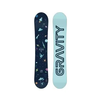 Snowboard Gravity Pluto 23/24 128 cm; Modrá snowboard + DÁREK DLE VÝBĚRU!