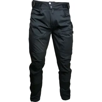 Cyklistické kalhoty HAVEN Cyklistické kalhoty dlouhé bez laclu - SINGLETRAIL LONG - černá