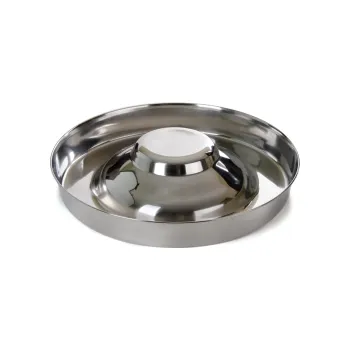 Miska pro psa JK Animals nerezová miska pro štěňata pr. 38 cm