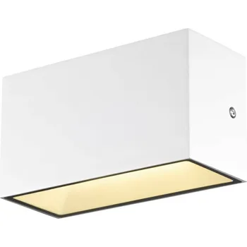 BIG WHITE SITRA M WL UP/DOWN venkovní LED nástěnné přisazené svítidlo, bílé CCT switch 3000/4000 K 1005153