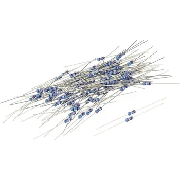 Elektronická součástka TRU COMPONENTS 1583608 TC-MF0W4FF5103KIT203 metalizovaný rezistor 510 kΩ axiální 0207 0.25 W 1 % 100 ks