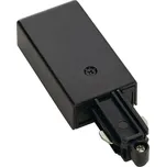 BIG WHITE NAPÁJEČ, pro vysokonapěťovou 1fázovou nástavnou přípojnici, černý, země vpravo 143040