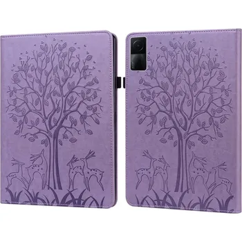 Pouzdro na tablet VSECHNONAMOBIL 52121 ART DEER Zaklápěcí pouzdro Xiaomi Redmi Pad fialové