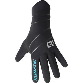 Cyklistické rukavice ALÉ Cyklistické rukavice dlouhoprsté - NEOPRENE PLUS - černá