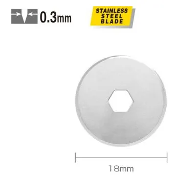 Pracovní nůž Kruhová řezací čepel Olfa RB182