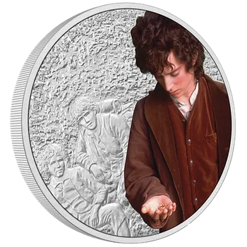 Stříbrná mince Frodo™ 1 Oz 2021 (Lord of the Rings™) Color PROOF - (3.)