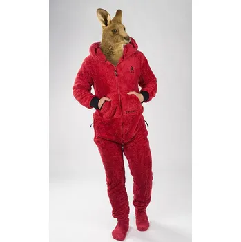Dámský overall Dupačky teddy red XL - červená