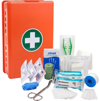 Lékárnička Vybavená lékárnička VISUAL ORANŽOVÁ pro služby (15 osob)