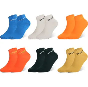 Dámské ponožky Emi Ross Dámské jednobarevné kotníkové ponožky ZMM-32606 6 párů Velikost: 39-42