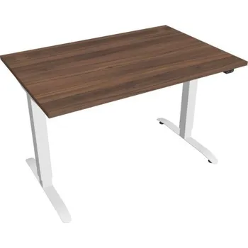 Kancelářský vozík HOBIS výškově stavitelný stůl MOTION MS 2 1200, stand.ovládání, ořech + doprava zdarma