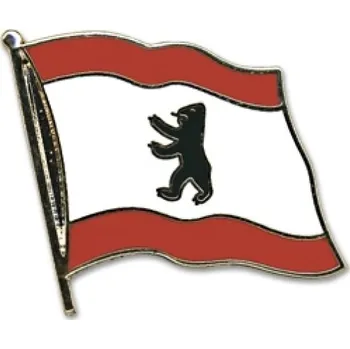 Odznak (pins) 20mm vlajka Berlín - barevný