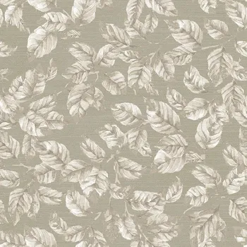 BYTEMA Dekorační látka NATUR ROSES LEAF šíře 140 cm