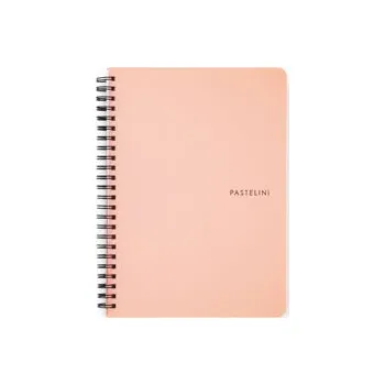 Blok Blok kroužkový linkovaný PASTELINI - A5 meruňková