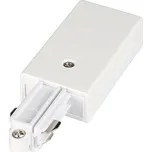 BIG WHITE NAPÁJEČ, pro vysokonapěťovou 1fázovou nástavnou přípojnici, bílý, země vpravo 143041