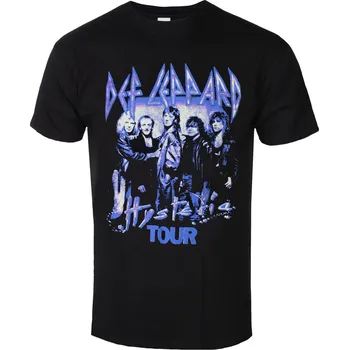 Tričko metal pánské Def Leppard - Hysteria Tour - ROCK OFF - DEFLTS23MB - S