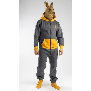 Dámský overall Dupačky grey gold L - černá