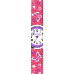 Svítící motýlí růžové dívčí hodinky CLOCKODILE BUTTERFLIES se třpytkami CWG5042 (dětské svítící hodinky)