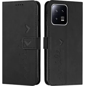 Pouzdro na tablet VSECHNONAMOBIL 55694 ART SMILE Peněženkový kryt se šňůrkou Xiaomi 13 černý