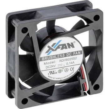 PC ventilátor X-Fan RDH6025S2 axiální ventilátor, 24 V/DC, 25.8 m³/h, (d x š x v) 60 x 60 x 25 mm, RDH6025S2