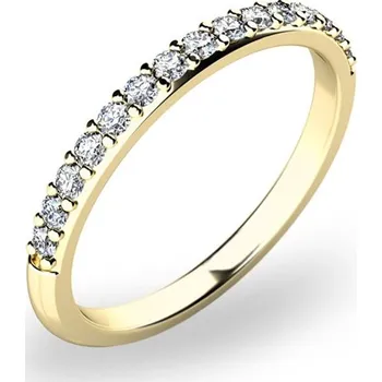 Prsten Zásnubní prsten žluté zlato 585/1000 přírodní diamant 0.168 ct G/SI ZP-10845D-ZL velikost 64