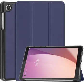 Pouzdro na tablet VSECHNONAMOBIL 56028 LEATHER Zaklápěcí obal pro Lenovo Tab M8 4. generace (4th gen) modrý