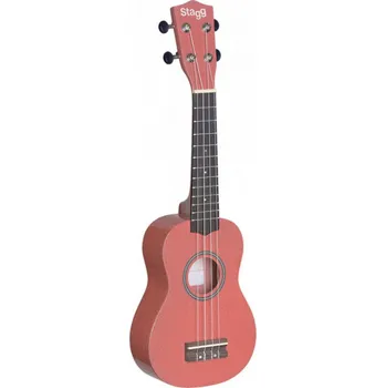 Ukulele Stagg US LIPS, sopránové ukulele, růžové
