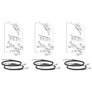 Stavebniny SCHN LV848610SP Blokování 3 zdrojů lanky (3 zdroje) - MTZ2/MTZ3, pevný/výsuvný