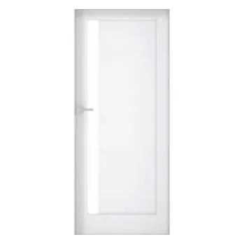 Interiérové dveře Interiérové dveře EGO LINE NOVE 3 - dýha Enduro - Bílá B134, levé "80", bez zámku pro klíč