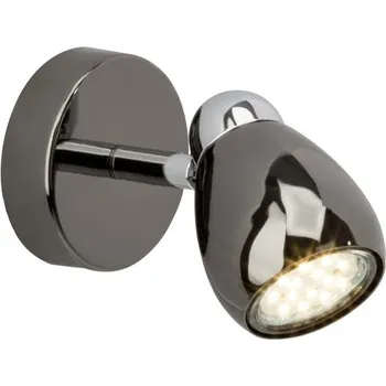 Nástěnné svítidlo Brilliant G21710/76 Nástěnné svítidlo MILANO LED černý chrom